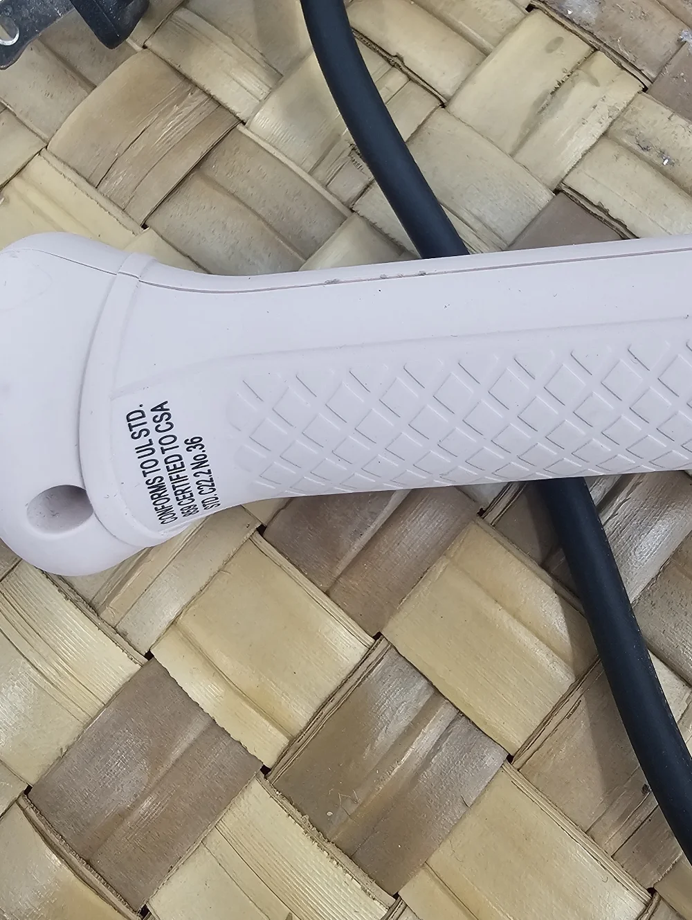 L'ANGE Le Perle' Bubble Curling Wand Rose Gold